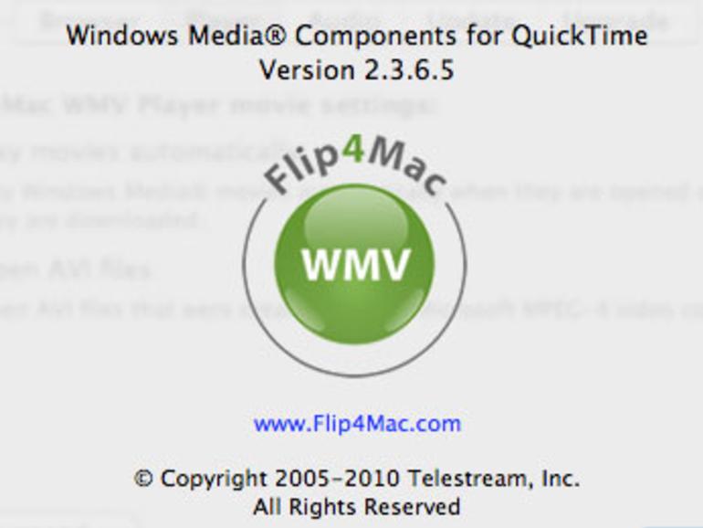 apple quicktime pro with flip4mac wmv components apple quicktime pro with flip4mac wmv components