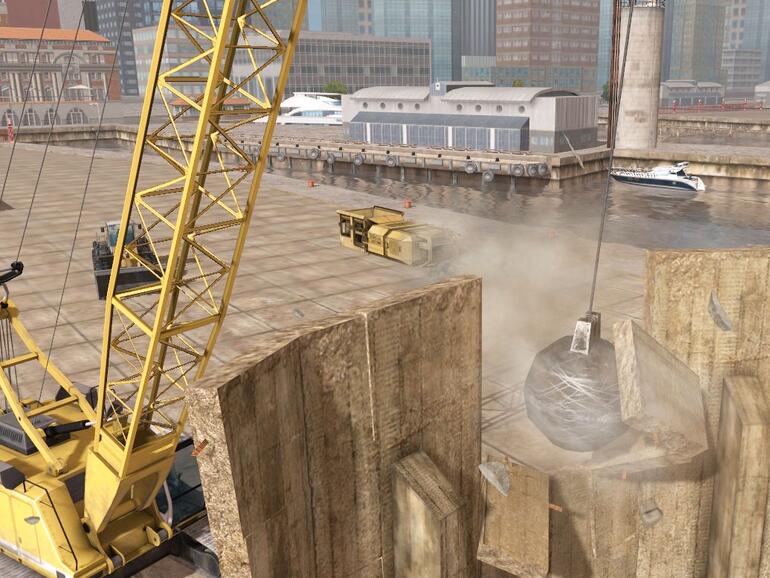 Man kann Gebäuden mit der Abrissbirne zu Leibe rücken