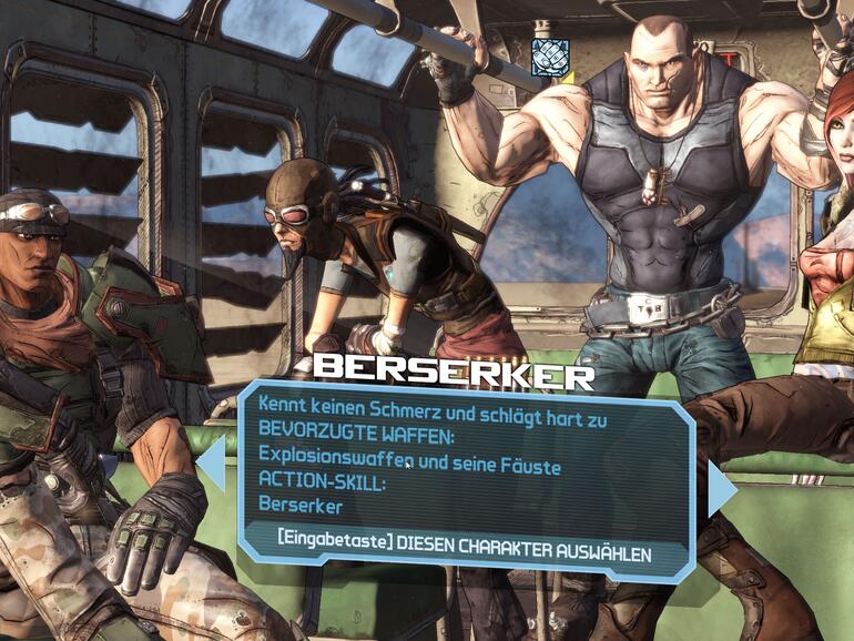 Qual der Wahl: Vier verschiedene Klassen stehen bei der Charaktererstellung zur Auswahl