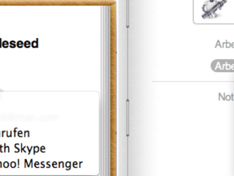 <b>Der Rechtsklick machsts: </b>Schneller Zugriff auf FaceTime und andere Dienste