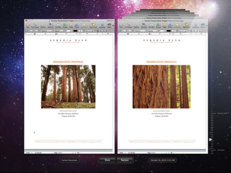 &amp;lt;b&amp;gt;Versions: &amp;lt;/b&amp;gt;Änderungen lassen sich unter Lion einfacher nachverfolgen