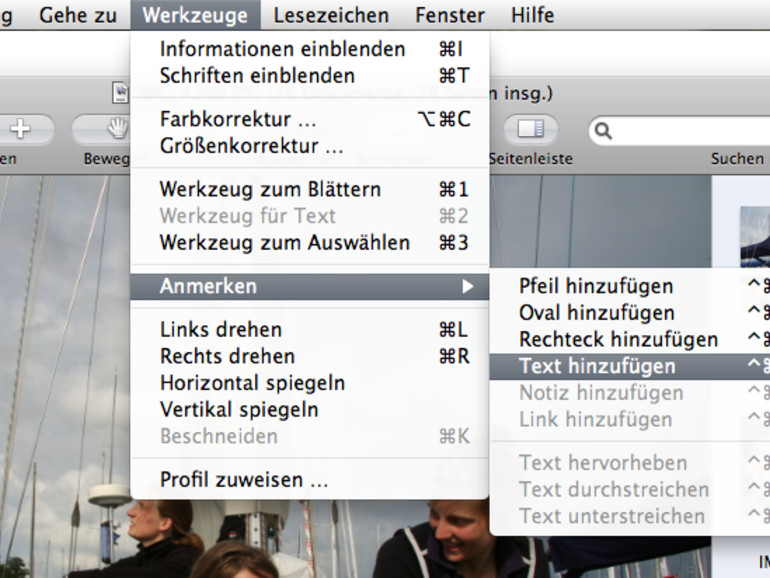 Mac Bordmittel Zur Bildbearbeitung Anmerkungen Hinzufugen Mac Life