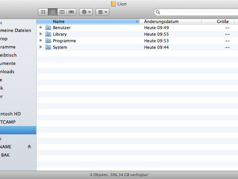 Drückt man beim Ändern der Fenstergröße die Shift-Taste, wird das Seitenverhältnis beibehalten
