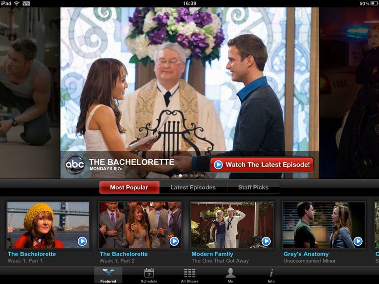 ABC Player ist die App vom TV-Sender ABC und bietet Zugriff auf Serien wie Grey’s Anatomy und The Bachelorette