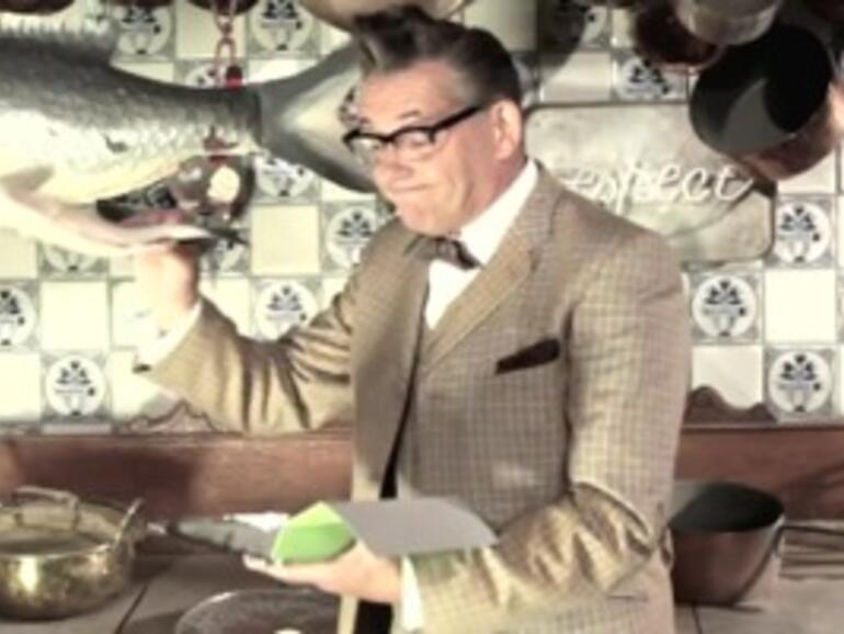 Frischer Fisch lässt sich mit der App natürlich nicht einwickeln