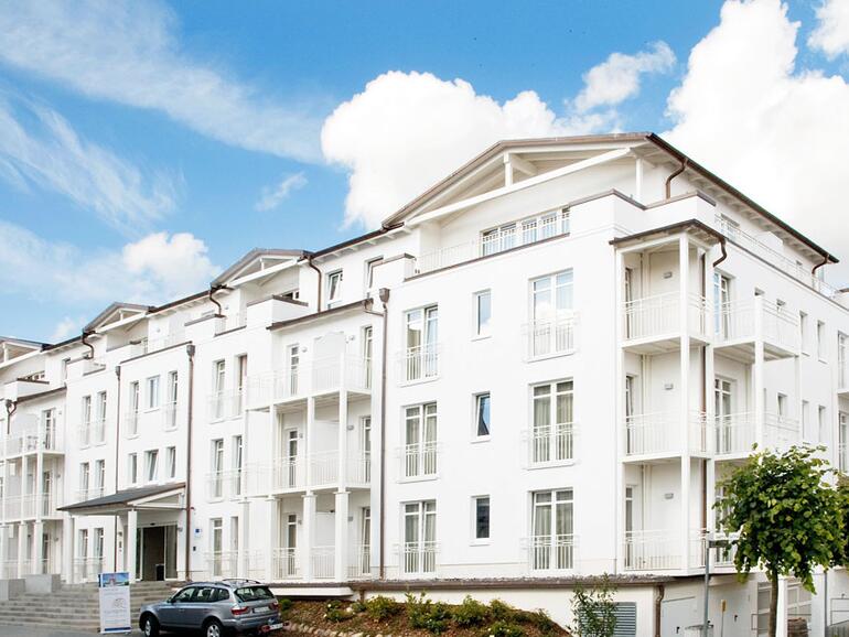 Das Hotel Nymphe liegt direkt an der Strandpromenade von Binz auf Rügen