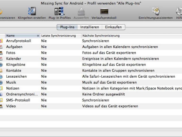 Vielfalt: The Missing Sync bietet mehr als schlichten Adress- und Kalenderabgleich