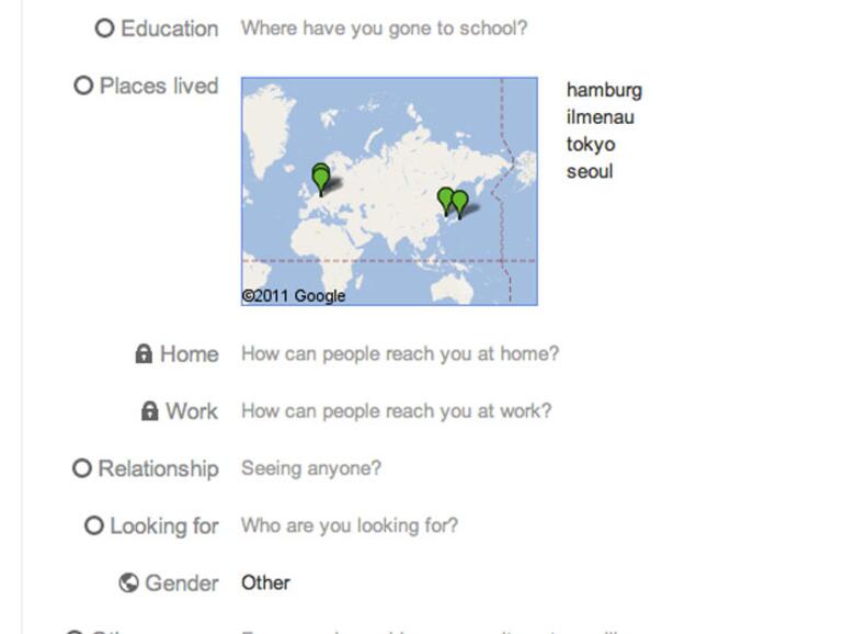 Pflichtfeld ist außer dem Namen das Geschlecht, aber auch dies kann auf „Other“ gestellt werden – was auch immer das bedeuten soll