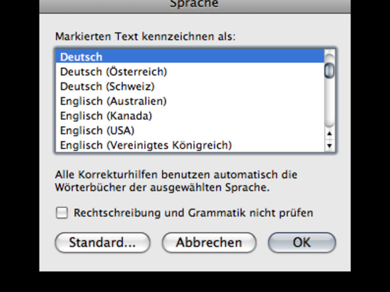 Word für Mac 2011: Word beschleunigen & Rechtschreibprüfung anpassen | Mac Life