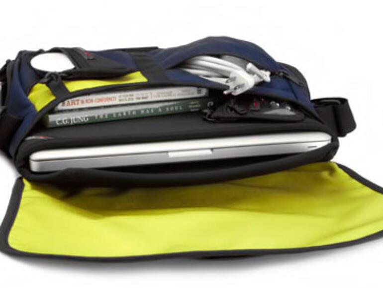 Nicht zu groß, nicht zu klein: Imago bietet ausreichend Stauraum für MacBook und Zubehör