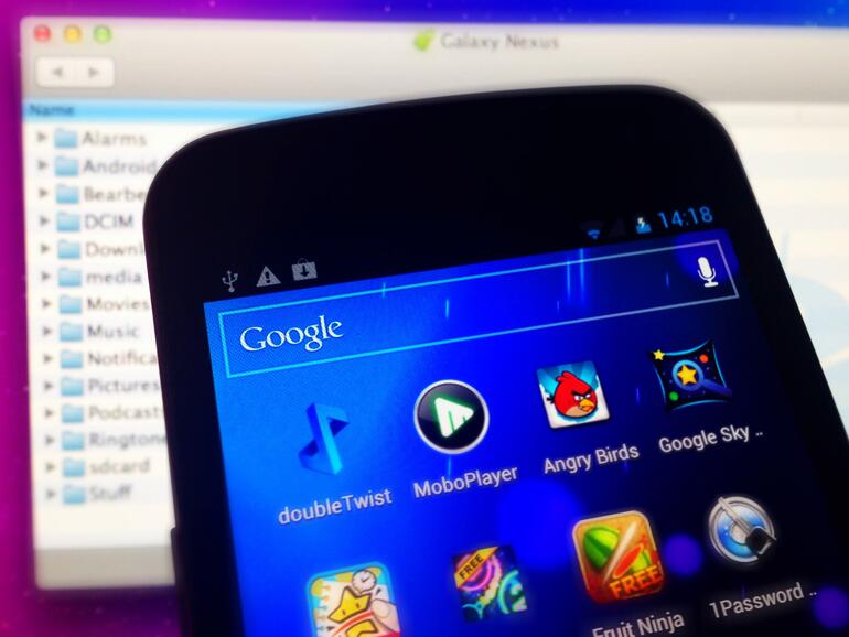 &amp;lt;strong&amp;gt;Luxus sieht anders aus: Mit der kostenlosen Mac-Anwendung Android File Transfer lassen sich Medieninhalte manuell vom heimischen Rechner auf ein Android-Smartphone kopieren.&amp;lt;/strong&amp;gt;