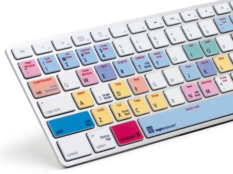 Logickeyboard Apple Tastatur Mit Aufgedruckten Tastaturkurzeln Mac Life