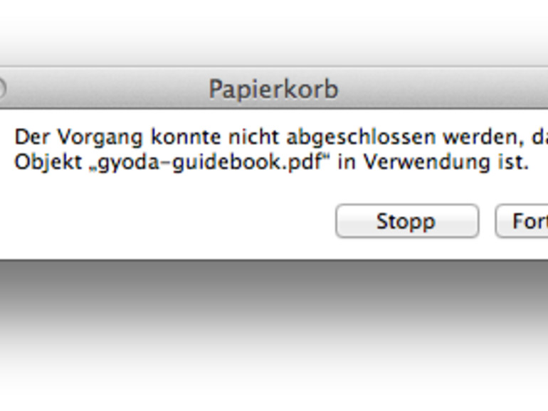 Os X So Erzwingen Sie Die Entleerung Des Papierkorbs Im Finder Mac Life