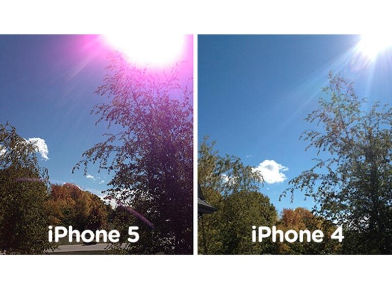 iPhone5Kamera Probleme mit lila Lens Flares sind dem AppleSupport