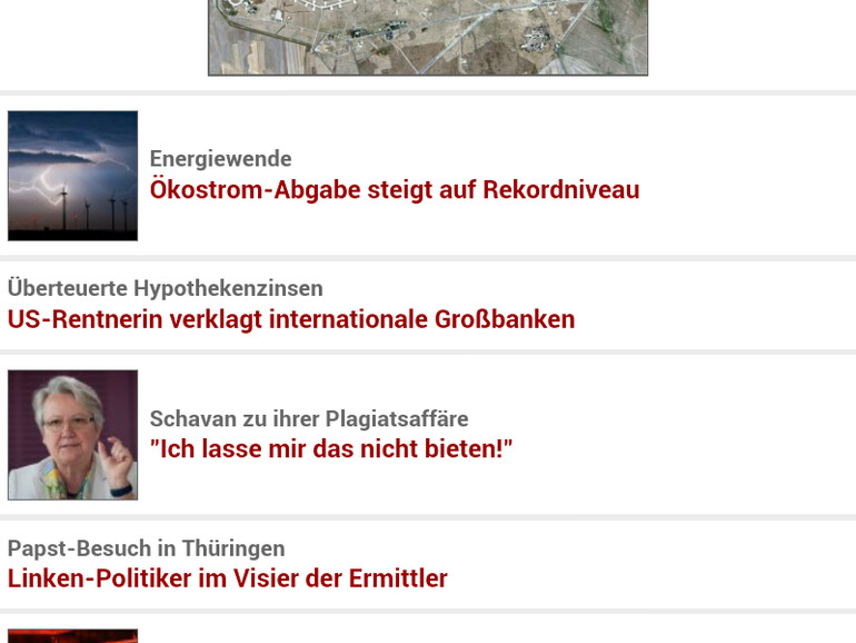 iOS-ähnliche Benutzeroberfläche und nicht an Tablets angepasst: Die Spiegel-App überzeugt nicht.