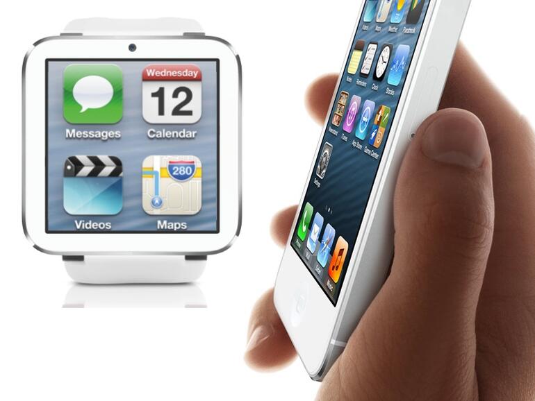 Wie unabhängig wird die iWatch vom iPhone? Ein frühes Konzeptbild.