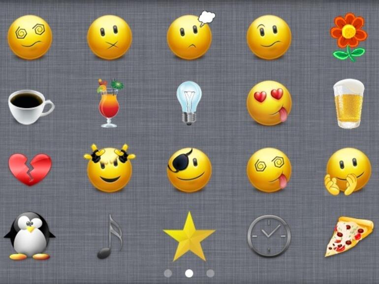 &amp;lt;b&amp;gt;Smileys, aber keine Emojis: &amp;lt;/b&amp;gt;Die in iOS integrierte Symbole werden von joyn nicht unterstützt