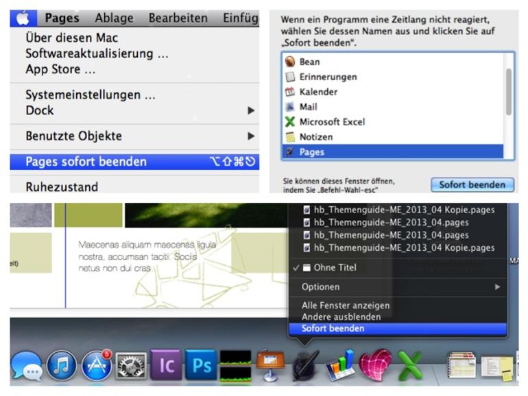 mac anwendungen sofort beenden mac life