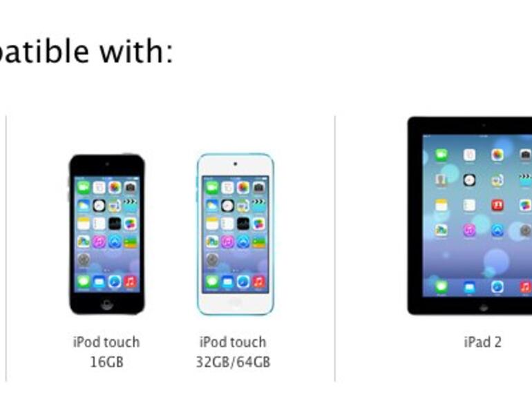 Diese iOS-Geräte werden seitens iOS 7 unterstützt