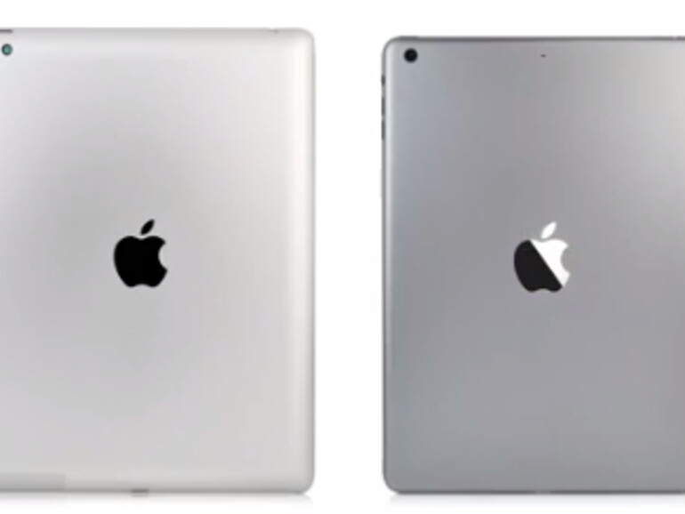 iPad 4 (links) und iPad 5.