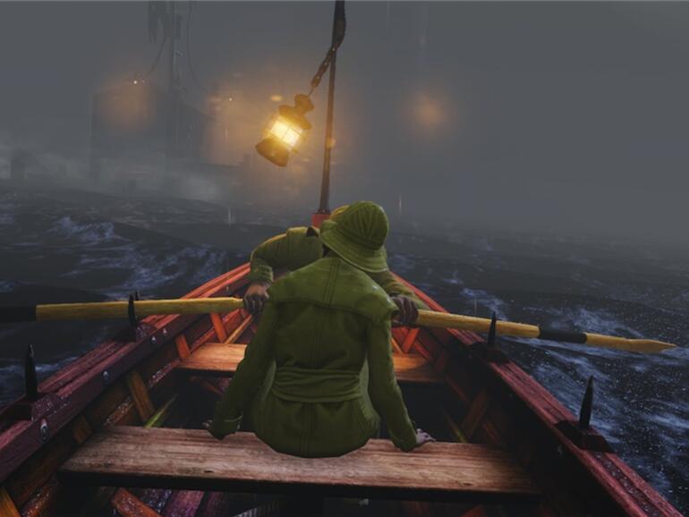 Auf dem Weg zu einem mysteriösen Leuchtturm inmitten eines Meeres: Bereits die ersten Spielminuten sind atmosphärisch in Szene gesetzt.