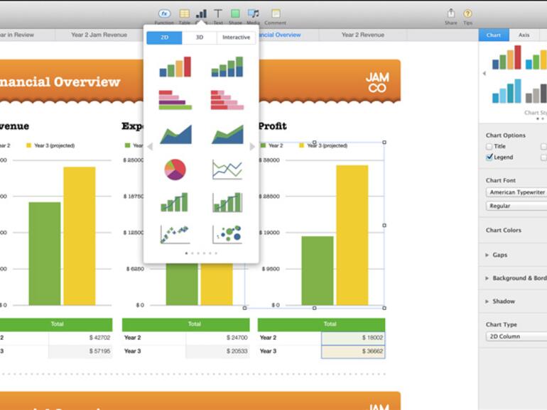 Das Formatfenster rechts passt sich der Auswahl an.