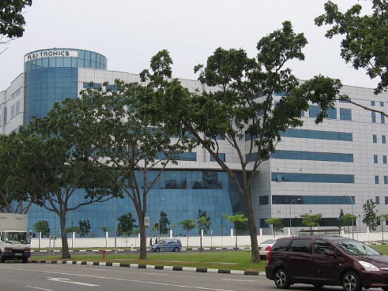 Die Firmenzentrale von Flextronics in Singapur