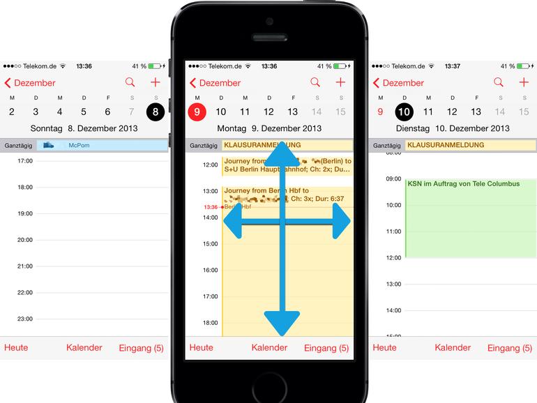 Ios 7 Gemeinsamer Kalender 
