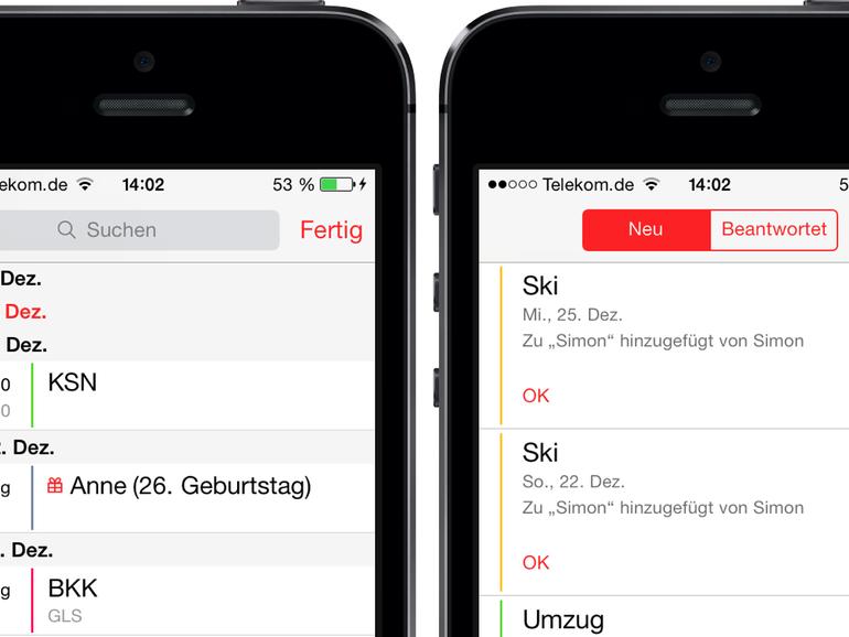 Ios Kalender Daten Weg 