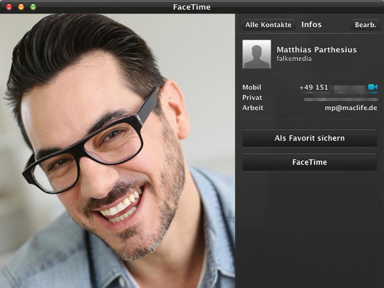 3. FaceTime auf dem Mac nutzen