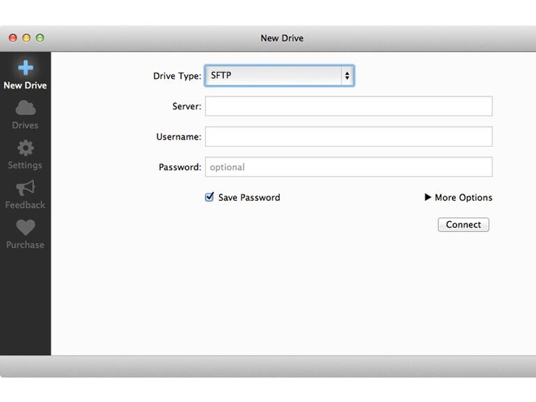 Die Einrichtung eines neuen Laufwerks ist ganz einfach.