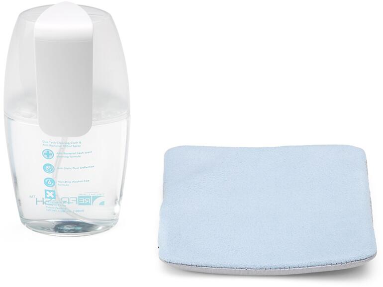 Professionelle Reinigungsprodukte für Tastaturen, Gehäuse und Displays sind auch im Apple Store erhältlich, aber nicht immer ganz günstig. Das Techlink Refresh Duo Tech-Reinigungskit kostet im Apple Store 14,95 Euro.