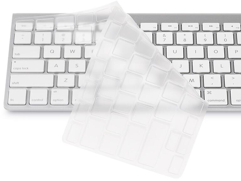 Vorsorge kann besser als Nachsicht sein. Die ClearGuard-Tastaturabdeckung von Moshi schützt eine drahtlose Tastatur vor Schmutz und Flüssigkeiten.
