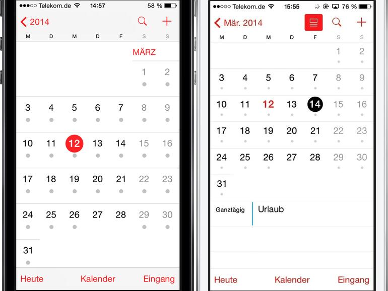 &lt;b&gt;Klare Terminansage: &lt;/b&gt;Im Kalender können aktuelle Termine nun schneller über die Listen-Ansicht aufgerufen werden.
