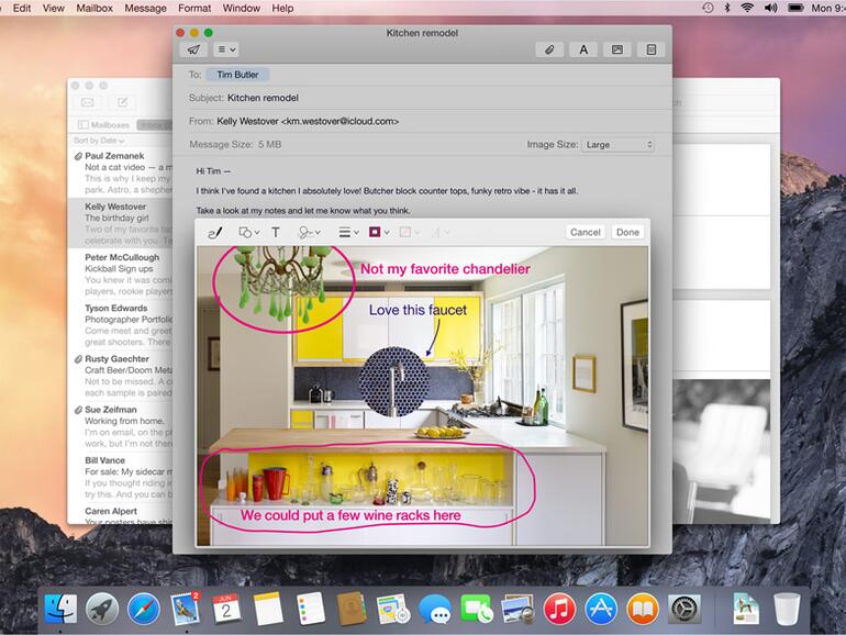 Apple Mail in Yosemite