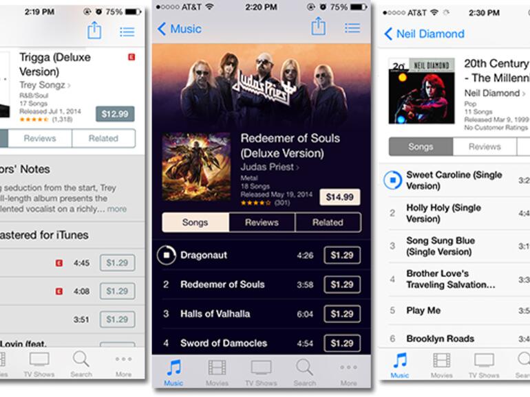 AppleInsider bietet Beispiele für gekürzte Hörproben.