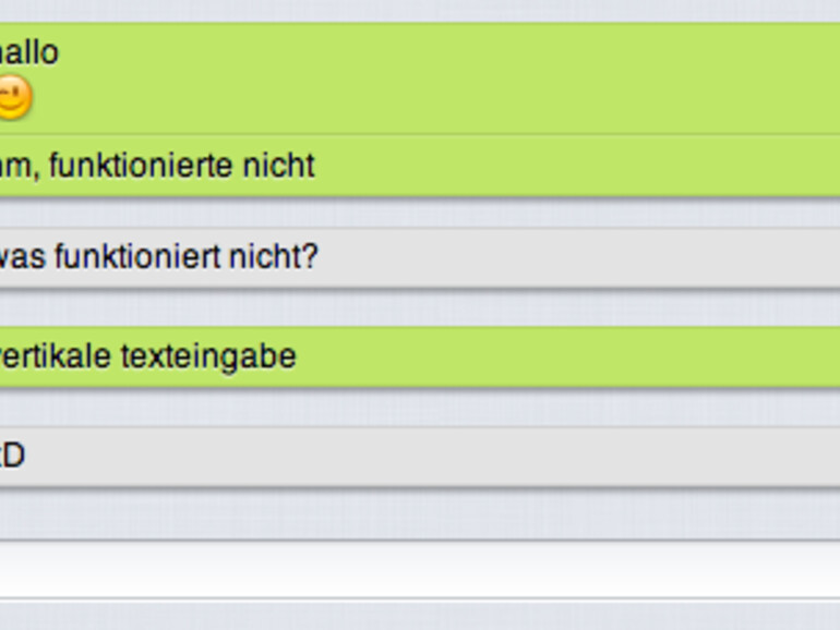 Versteckte Darstellungsoptionen