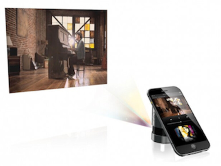 iPhone-Konzept Choi Jinyoung, Beamerleinwand