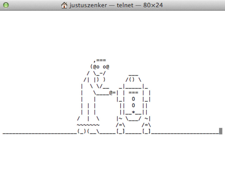 Star Wars in der ASCII-Version