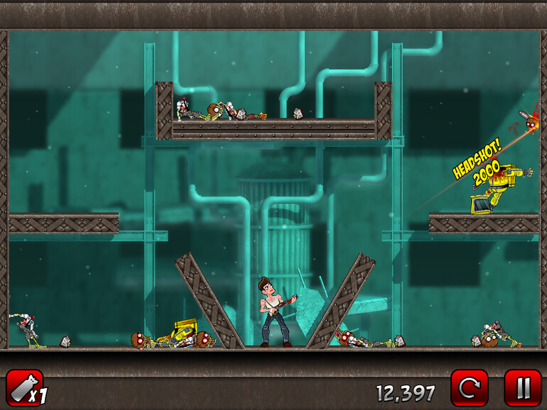 4. Stupid Zombies 2 (iOS-Universal; 0,89 Euro)