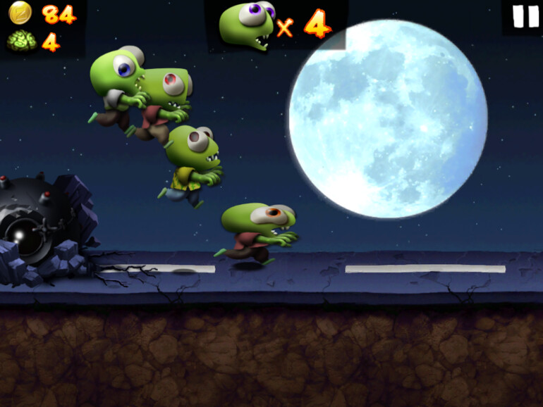 2. Zombie Tsunami (iOS-Universal; kostenlos)