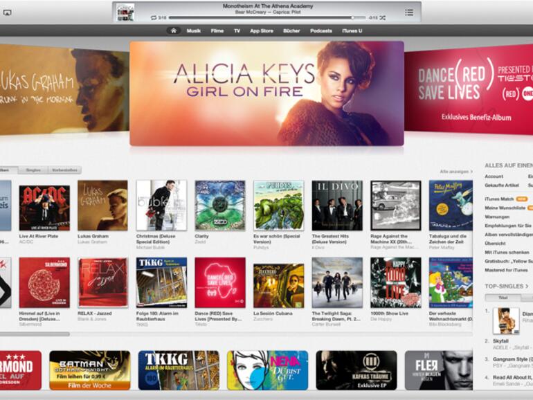 Gleiche Stores auf allen Geräten