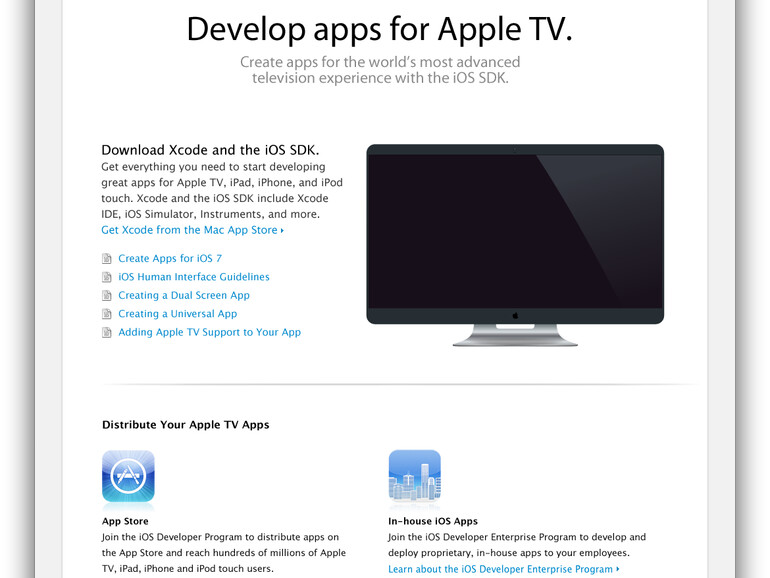 Apple TV SDK