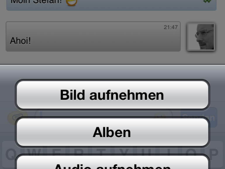 Dateiübertragung = Bild-, Video- und Audioübertragung