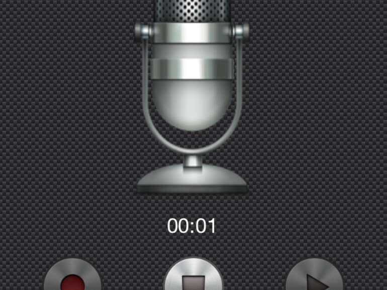 Sprachmemo aufnehmen ...