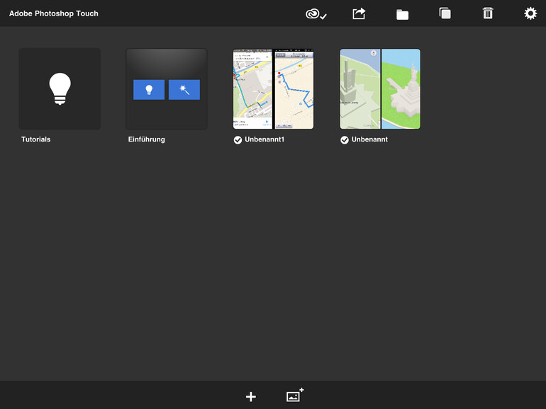 Creative Cloud auf dem iPad