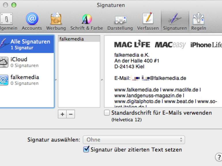 Mail App Vom Schlauen Umgang Mit Signaturen Mac Life