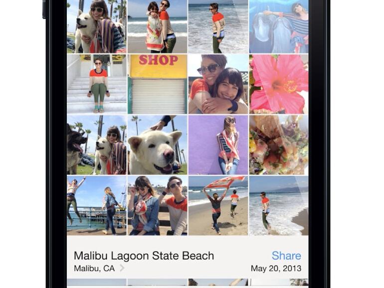 Sinnvoll sortierte Fotos