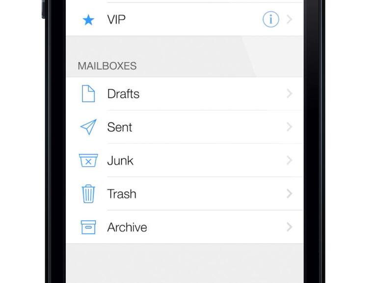 Mail.app unter iOS 7