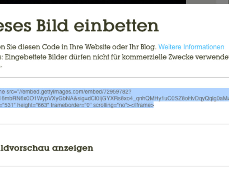 Embed-Code kopieren